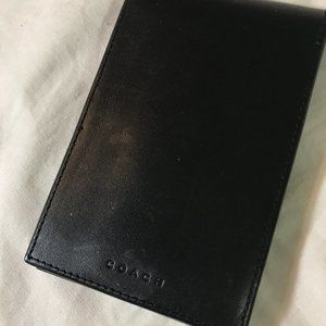 Coach Leather Notebook/Wallet